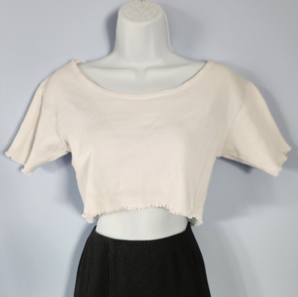 Vintage Ribbed Crop Top